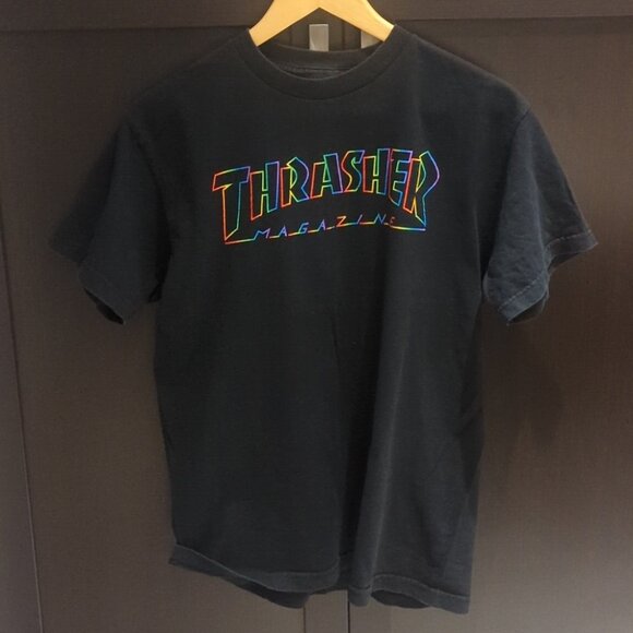 Unisex Thrasher Skateboard Slim Fit T shirt - Size Medium Great Condition - Picture 2 of 6